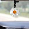 1Pc Car Hanging Perfume Aromatherapy Gypsum Home Air Freshener Rearview Mirror Pendant Car Accessories Interior Decoration Woman