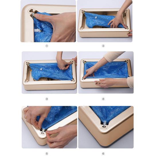 Automatic Shoe Cover Machine Wear-resistant Portable Anti-skid Sponge Rainy Days Office Hospital Factory Home Shoe Cover Dispenser