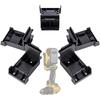 5pcs Power Tool Battery Holder Mount Stand Fits For Milwaukee 18V 2-in-1 Battery