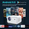 1080P High-definition Android Projector or Home Office Electric Focusing Portable Projector