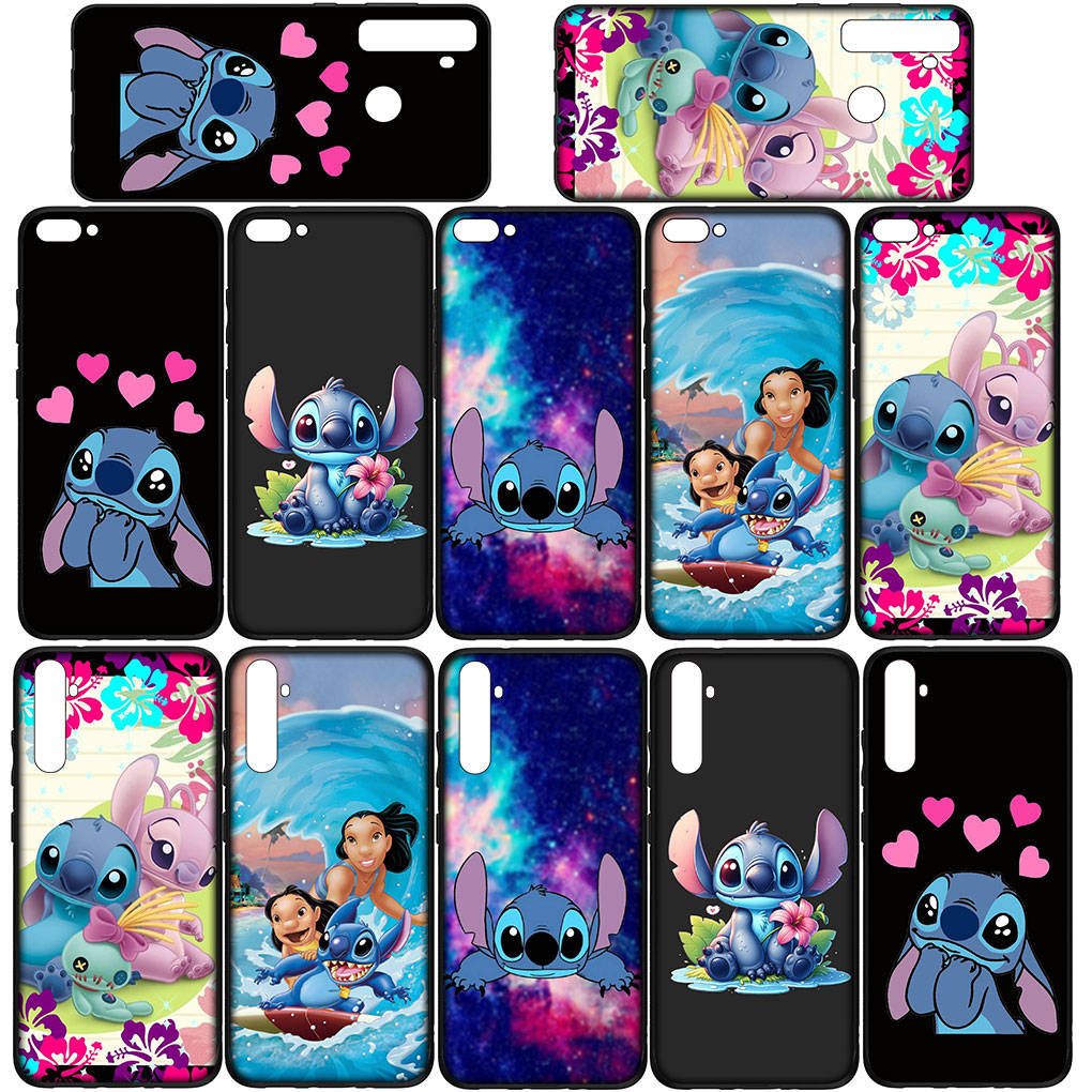 Phone Case for Samsung Galaxy S24 S23 iPhone 15 14 Xiaomi Redmi Note 13 12 11 8 10 9 Pro Max X XR OPPO A15 Huawei Comics Lilo Luxury Stitch Cover