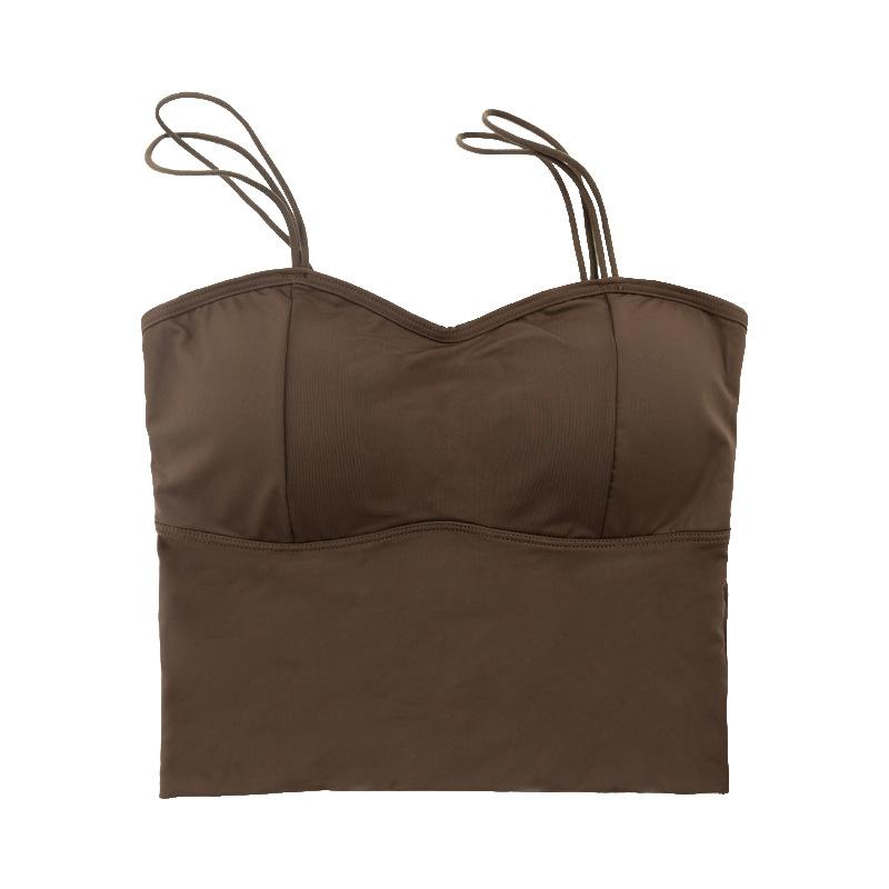 Halter Vest Female Summer Spread Chest Inside with The United States Back Outside To Wear A New Summer Bra Bottom with Chest Pad Top Small Vest