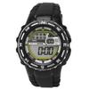 J-AXIS Men's SCY02-BK (CYBEAT Digital Black Sun Flame) Round Watch Black Digital