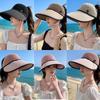UV Resistant Empty Top Hat Sun Protection Sun Hat Sweet Beach Hat Summer