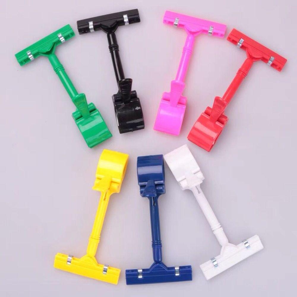Adjustable Price Tag Clip Holder Colorful Advertising Display Support Supermarket