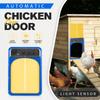 Automatic Chicken Coop Door with Light Sensor Waterproof Easy Install Electric Poultry House Door Automatic Open Day Close Night
