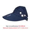 Vacation Wide Brim Foldable Anti-UV Visor Caps Sun Hat Beach Cap Casual Hats