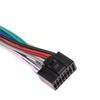16 Pin Universal Car Stereo Radio Iso Wire Harness Kits Power Speak Acc Extension 60Cm Adapter Cable For Android Player