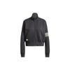 Adidas Originals Neuclassics Track Top Color Block Sports Loose Jacket Women Jacket Black IU2505