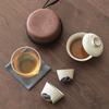 Kung Fu Travel Tea Set Portable Outdoor Retro One Pot Two Cups Cover Bowl Teacup Kung Fu Tea Set Kuaike Cup Outdoor