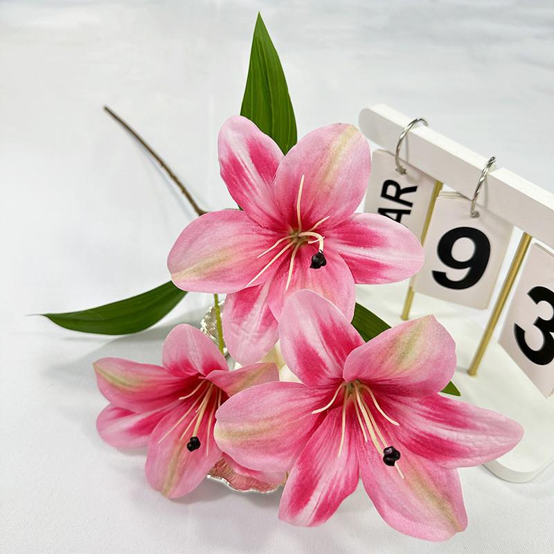 Lilium Plant Simulated Spp Wedding Hotel Restaurant Desktop Props Decoration