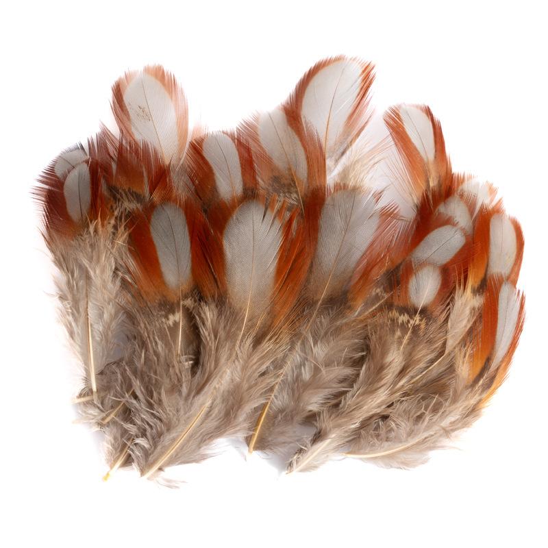 80 Natural Pheasant Feather Decorative Diy Jewelry Hair Accessories Material Cat Stick Toy Accessories