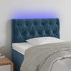 VidaXL LED Headboard Bedroom Furniture Single Bed Accessory Headboard Bed Frame Interior Dark Blue 3121982