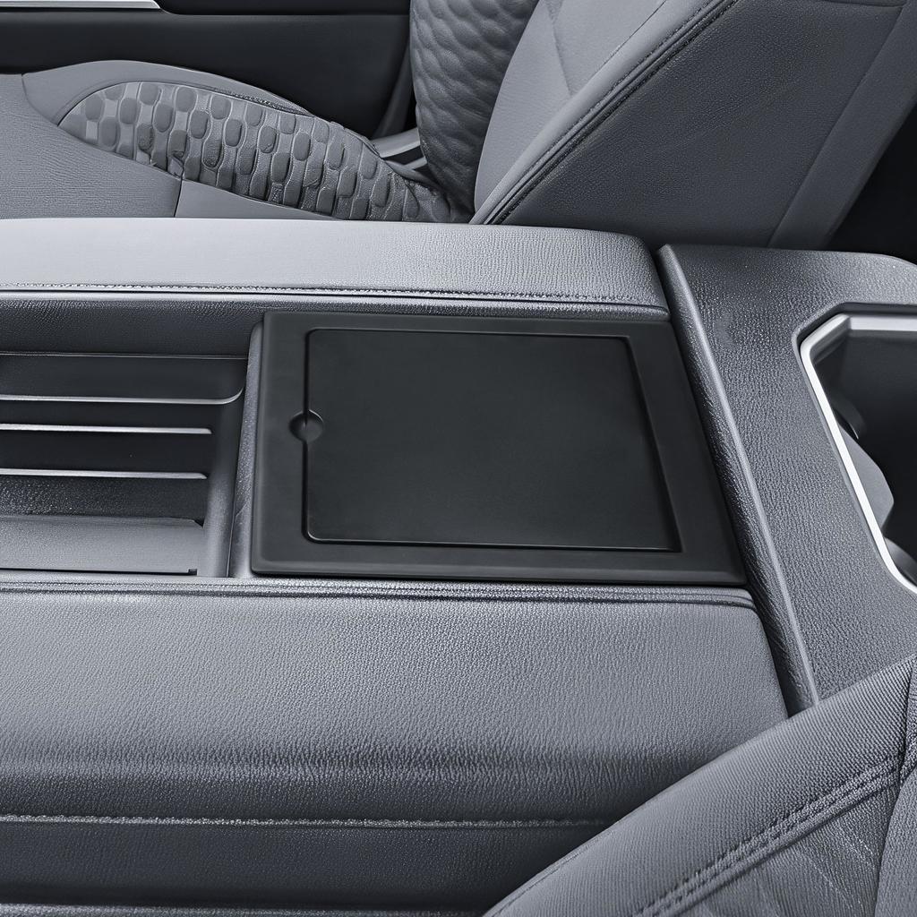 Armrest Hidden Storage Box Tray For Toyota Tundra 2025-2025 2025 Center Console Organizer Armrest Handrail Car Storage Box Cover