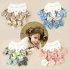 10Pcs Sweet Elastic Rubber Band Cute Hair Rope Luxury Bows Flower Headdress