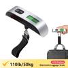 Portable Scale Digital LcD Pisplay 110lb/50kg Electronic Luggage HangingSuitcase Travel Weighs Baggage Bag Weight Balance