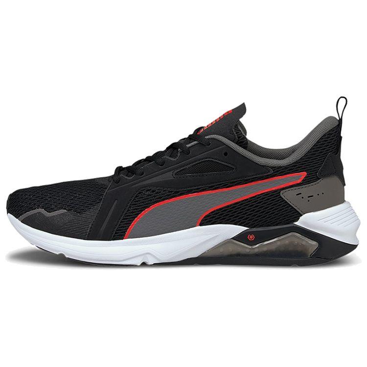 Puma LQDCELL Method Black Castlerock Men Sneakers Poppy-Red 193685-11