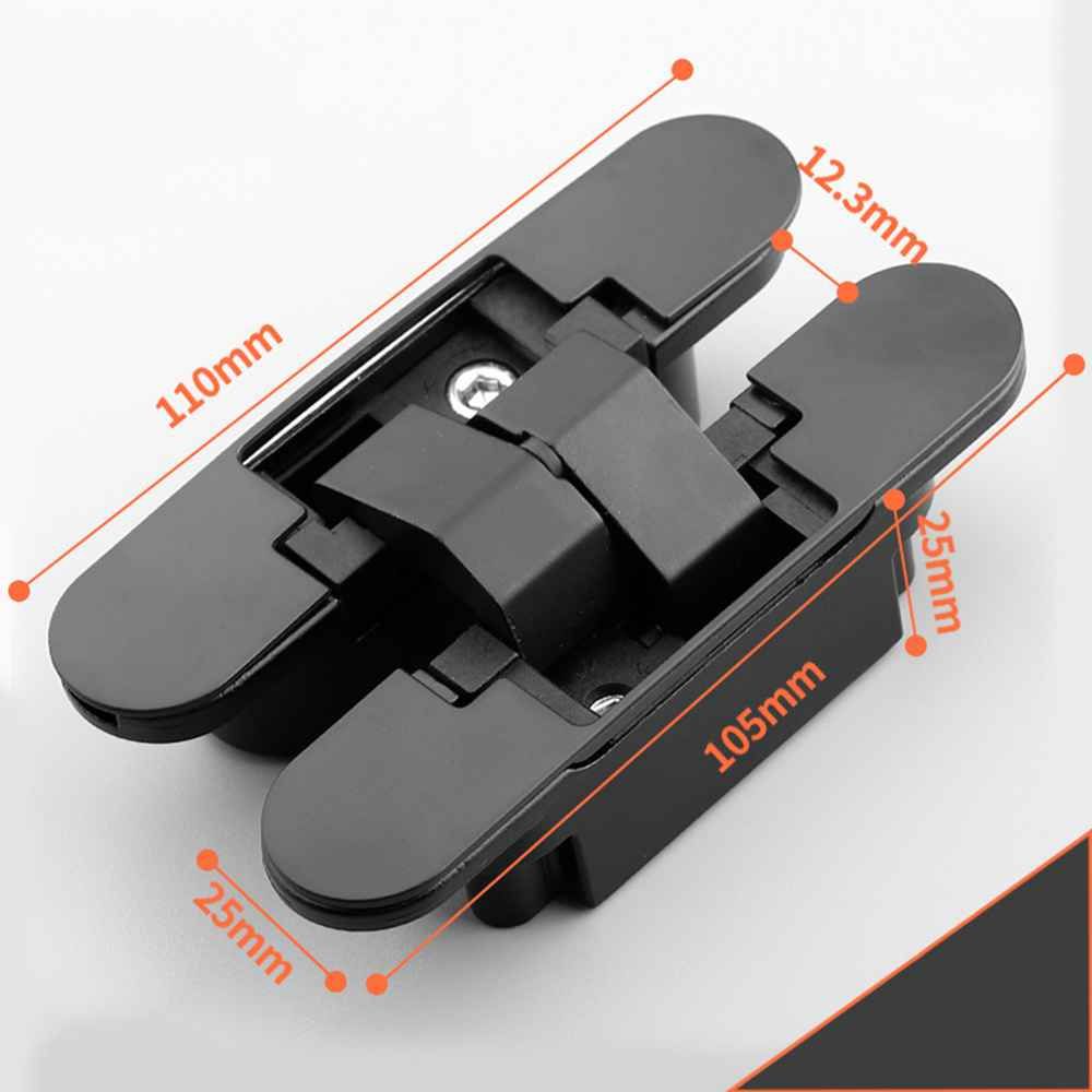 Invisible Stainless Steel Hidden Hinges Furniture Supplies Cross Door Hinge Window Accessories