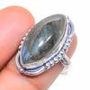 Labradorite Gemstone 925 Sterling Silver Jewelry Ring Size 6