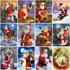 5D DIY Diamond Painting Full Round Drill Christmas Gift Santa Claus Home Decoration Embroidery Picture Handcraft Art Kits