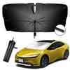 Car Front Car Sunshade for Summer Car Sun Heat UV Privacy Heat Sturdy 10 Easy Storage Bag Included Sunshade, [New 2025] Sunshade, Protection,