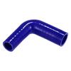 X AUTOHAUX 1 Piece Inner Diameter 25-32mm Length 102mm 90 Degree Blue Silicone Hose