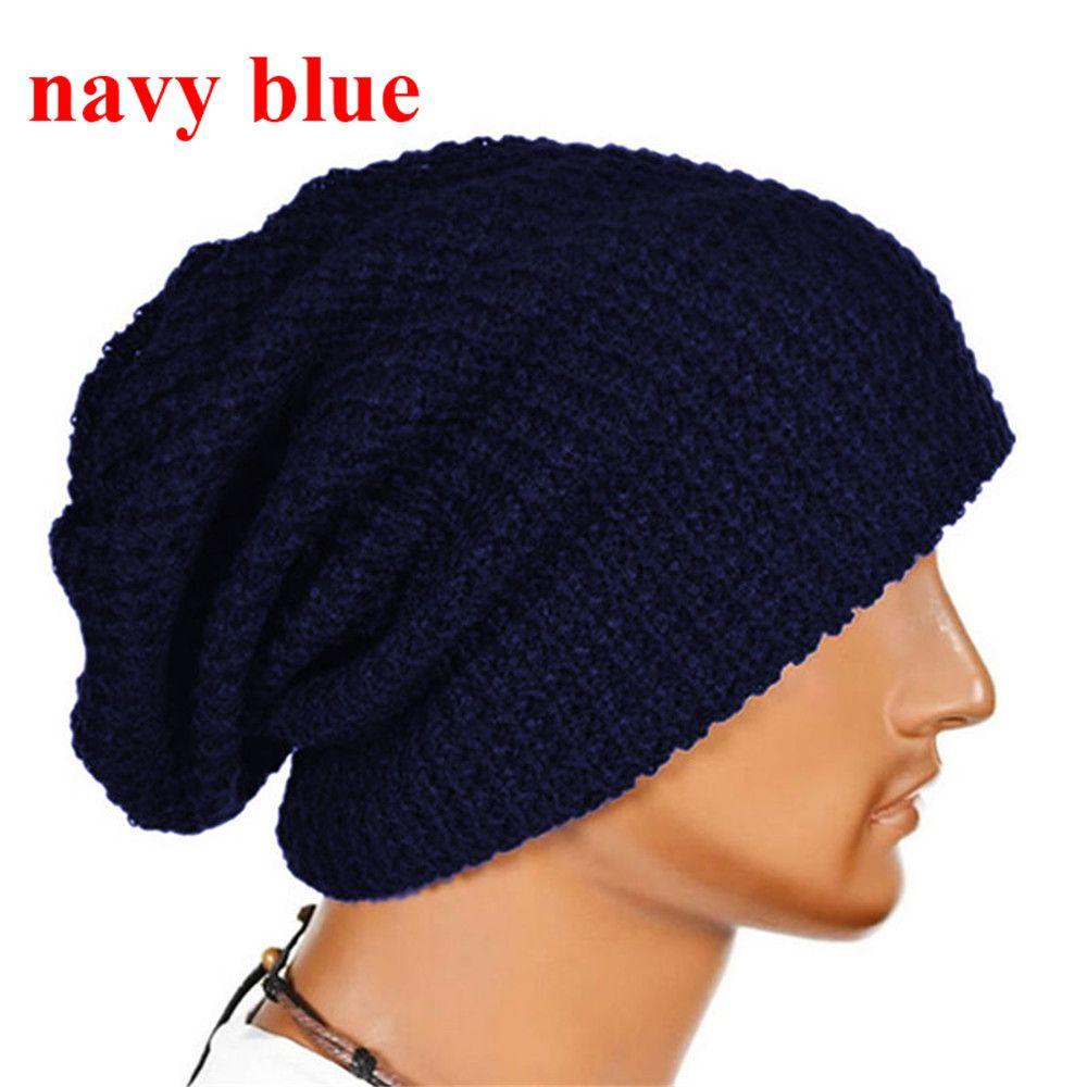 Winter Stretch Soft Ski Cap Warm Beanie Hat Knitted Caps Wool Knitted