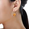 Lindon Fashion Copper Alloy Zircon Jewellery Drop Earrings For Women Wedding Party Gifts