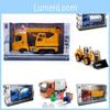 Inertia Crane Excavator Engineering Truck Toys With Plastic Material Kids For