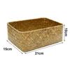 Decor Cosmetic Storage Container Woven Seagrass Storage Baskets Straw Rattan Basket Picnic Basket