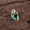 Sisters Day Sale Green Emerald Gemstone 925 Silver Anniversary Pendant Jewelry PP-56-7