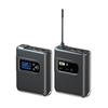 Wireless Lavalier Microphone System with 2 Transmitters and 1 Receiver Omnidirectional Lapel Mic