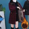Women's High-End Stylish Medium-Long Velvet Thickened Coat for Autumn and Winter