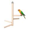 Wooden Bird Cage Stand Parrot Perch Training Stands or Parakeets Lovebirds Cockatiels Resting Rack