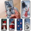 Snowman Merry Christmas Coque Silicone Case Funda for Samsung Galaxy A51 A01 A04 A03 A50 A40 A20 A30 A10 A70 A20e A20s A71 Bag