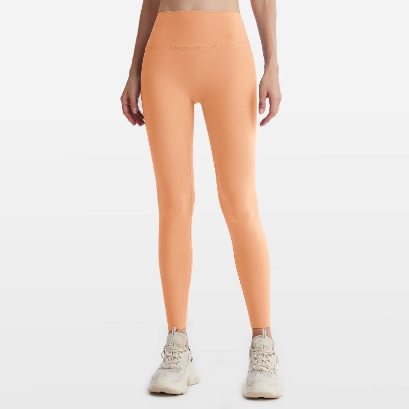 Autumn and Winter Nude Yoga Pants Women's High Waist Peach Hip Lift Sports Fitness Pants Quick-drying Tight Trousers