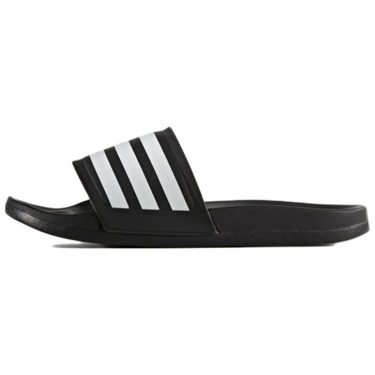 Adidas Adilette Comfortable Durable Slippers Women Footwear Black White BA9300