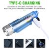 Mini Keychain Flashlight USB-C Fast Charging EDC Multi Functional Pen Clip Nightlight Torch Outdoor Emergency Camping Lantern