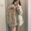 Imitation Fox Fur Coat Autumn and Winter New Temperament Plush Warm Coat