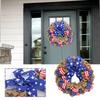 Front Door Patriotic Independence Day Wreath Creative American Flag Wreath Front Door Wreath Independence Day