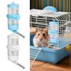 Water Bottle Feeder for Hamster Squirrel Water Dispenser No Drip Small Pets Cage Accessories for Dwarf Hamster Gerbil Ferret