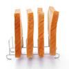 Stainless Steel Toast Rack 8 Slots Bread Cooling Tray Rectangle Toast Holder for Kitchen Rust-Proof Bread Rack for Air Fryer And Outdoor Grilling