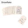 50PCS DIY Wrapping Supplies Xmas Decoration Hang Tags Christmas Labels Gift Wrapping Kraft Tag