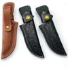 Multi-function Leather Sheath 18cm Straight Knife Cover Leather Sheath Belt  Outdoor Tool