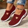 Women's Shoes Breathable Slip On Shoes Comfortable Breathable Casual Shoes Flat Sneakers Outdoor Shoes