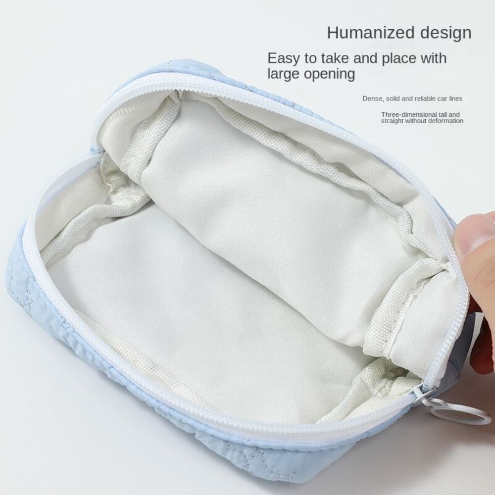 Polyester Cotton Period Bag Square Sanitary Napkin Storage Pouch Fashion Makeup Bags  Travel
