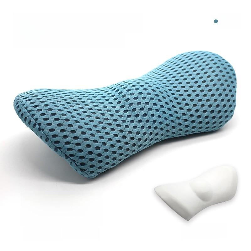 Memory Yuanbao Foam Backrest Pillow With Soft Polyester Cover Support For