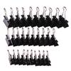 10 Pcs Black Metal Binder Clips Notes Letter Paper Clip Binding Securing Clip