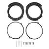 2Pcs 7 Inch Car Round Headlight Mounting Bracket Ring For Wrangler JK 2007 To 2018