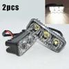 2pcs Light 3LED Super White High Power Car Daytime Work Fog Lamp Reliable